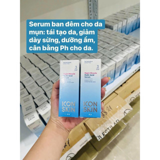 Serum Đêm Icon Skin giảm mụn dày sừng 30ML CTY - TMEDICAL