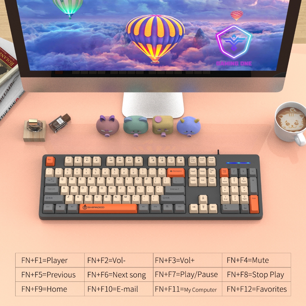 Bàn Phím Giả Cơ Máy Tính K600- Bàn Phím Giả Cơ Gaming Dùng Cho PC, Laptop