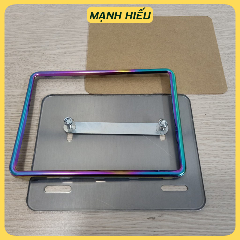 Bộ Khung Biển Số Mica + Ốp Viền Biển 7 Màu Titan Đầy Đủ Cực Đẹp