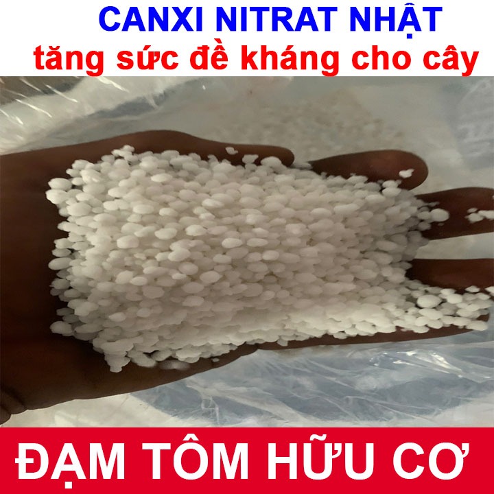 Phân bón đạm Canxi nitrat (Ca(NO3) - gói 1kg