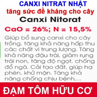 Phân bón đạm Canxi nitrat (Ca(NO3) - gói 1kg
