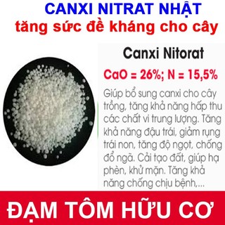 Phân bón đạm Canxi nitrat (Ca(NO3) - gói 1kg