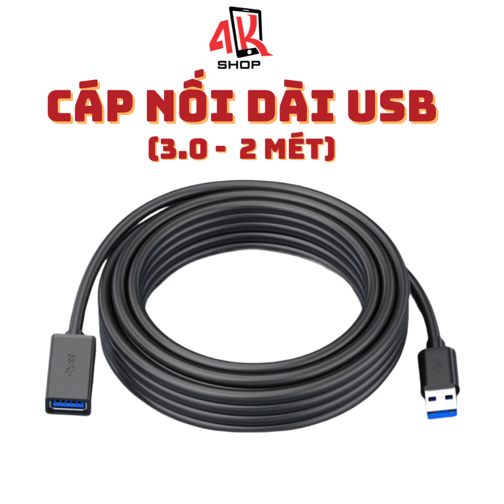 Cáp mở rộng usb nối dài usb 3.0 tốc độ cao