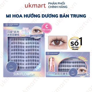Mlen Diary Mi giả hoa hướng dương 9-12mm C cong Lông mi giả tự nhiên cho người mới bắt đầu
