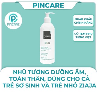  Nhũ tương dưỡng ẩm dịu nhẹ da toàn thân ZIAJA Med Atopy 400ml - Hàng chính hãng - PINCARE Health & Beauty 
