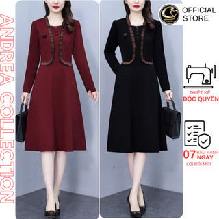 Váy Dài Tay Cao Cấp , Đầm Sang Trọng Chất Nhung Cho Các Nàng Mặc Đi Chơi, Đi Dự Tiệc Sang Chảnh v23