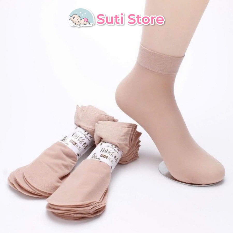 10 đôi tất da chân xuất Nhật mỏng cho mẹ