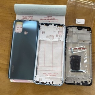 Vỏ realme 7i c17 bộ có khay sim,kính camera,sườn