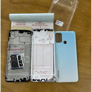 Vỏ realme 7i c17 bộ có khay sim,kính camera,sườn