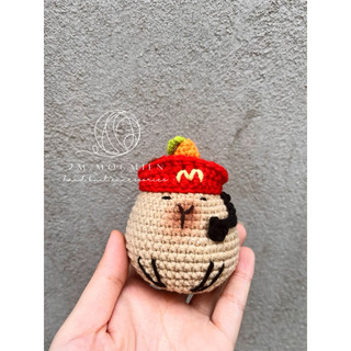 móc khóa len CAPYBARA (chuột lang nước) - HandMade