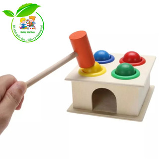 Đập bóng 4 màu bằng gỗ
