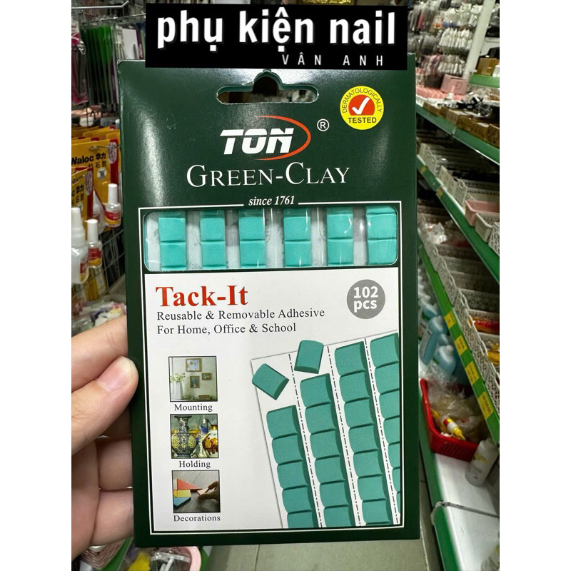 Keo đa năng nail dán móng, đất sét gắn móng giả tập vẽ