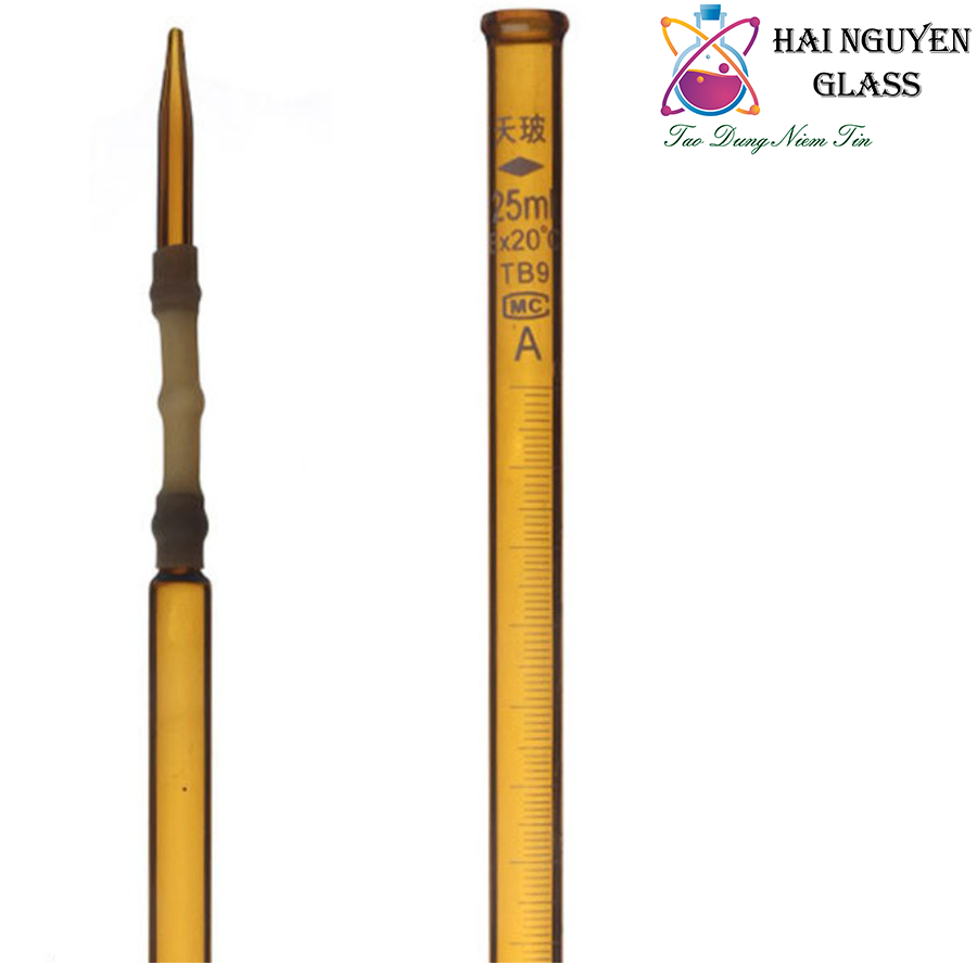 Buret kiềm TRẮNG-NÂU 10ml 25ml 50ml