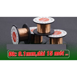 3 Cuộn dây đồng mỏng 0.1mm câu mạch linh kiện