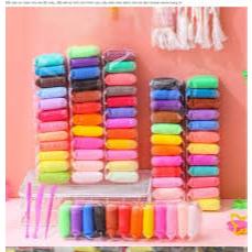 Combo đất sét tự khô Nhật 12/36 màu đất nặn tự khô hình cao cấp siêu nhẹ dành cho bé làm butter slime