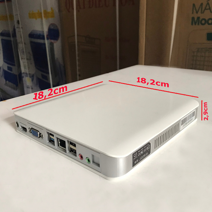 Máy tính mini, Pc mini Q3, Ram 4G, SSD 64G windows10