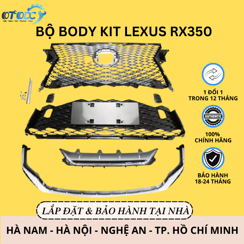 Bộ BODY KIT LEXUS RX350 | Nâng Cấp Xe Lexus RX 350 Lên F SPORT