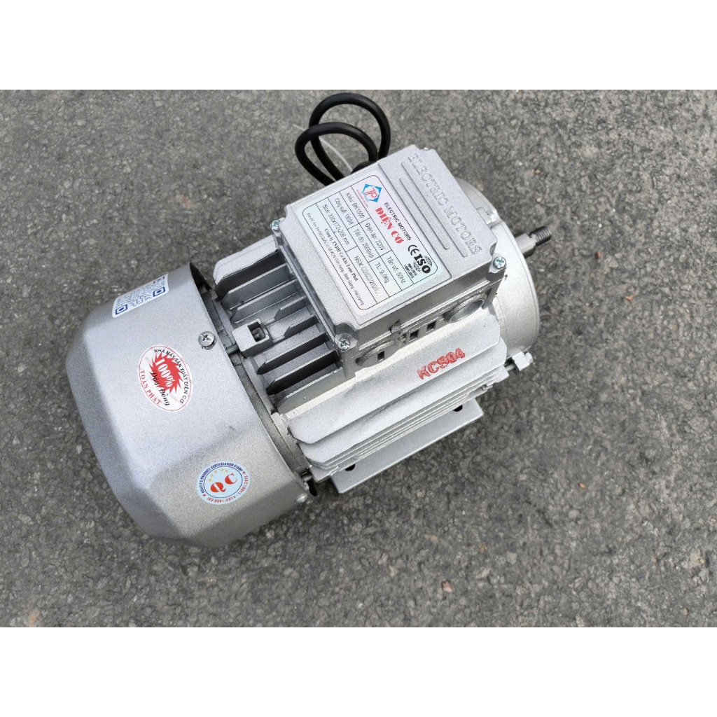 Động cơ 1 pha 1,5kw vòng tua 2900v/p hàng Việt Nam chất lượng cao