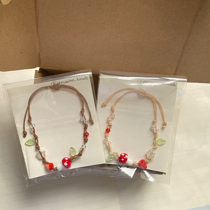 vòng tay handmade nấm “fungi”