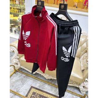  Bộ quần áo thu đông nam Bộ nỉ nam Bộ thể thao nam thu đông adidas 