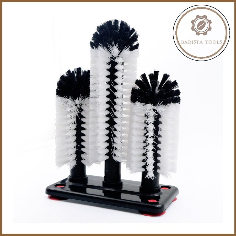Cọ rửa ly, rửa cốc 3 đầu - 3 Brush Coronet Glass Washer