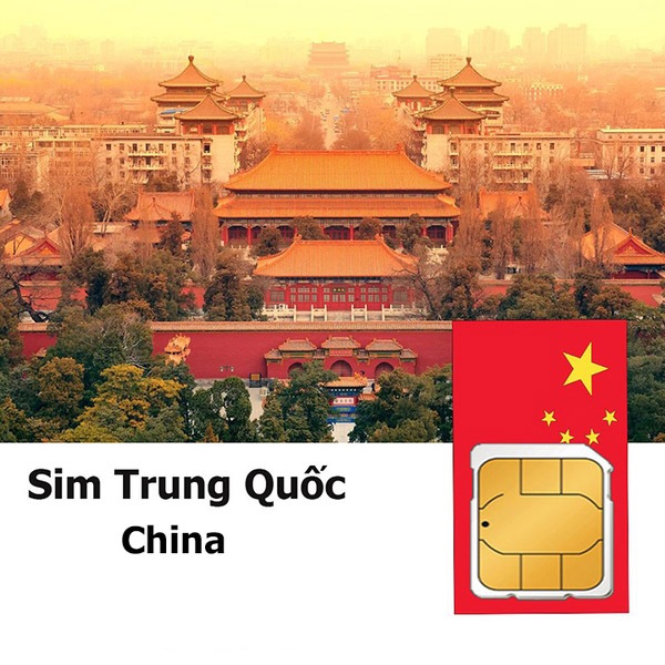 Sim Du Lịch Trung Quốc Đại Lục – Dùng 3 Mạng China Unicom- Mobile -Telecom  Tốc Độ Cao, Gia Hạn Được