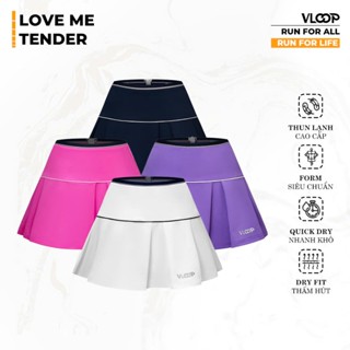 Váy Thể Thao VLOOP Love Me Tender, Chân Váy Thời Trang Thun Lạnh Cao Cấp