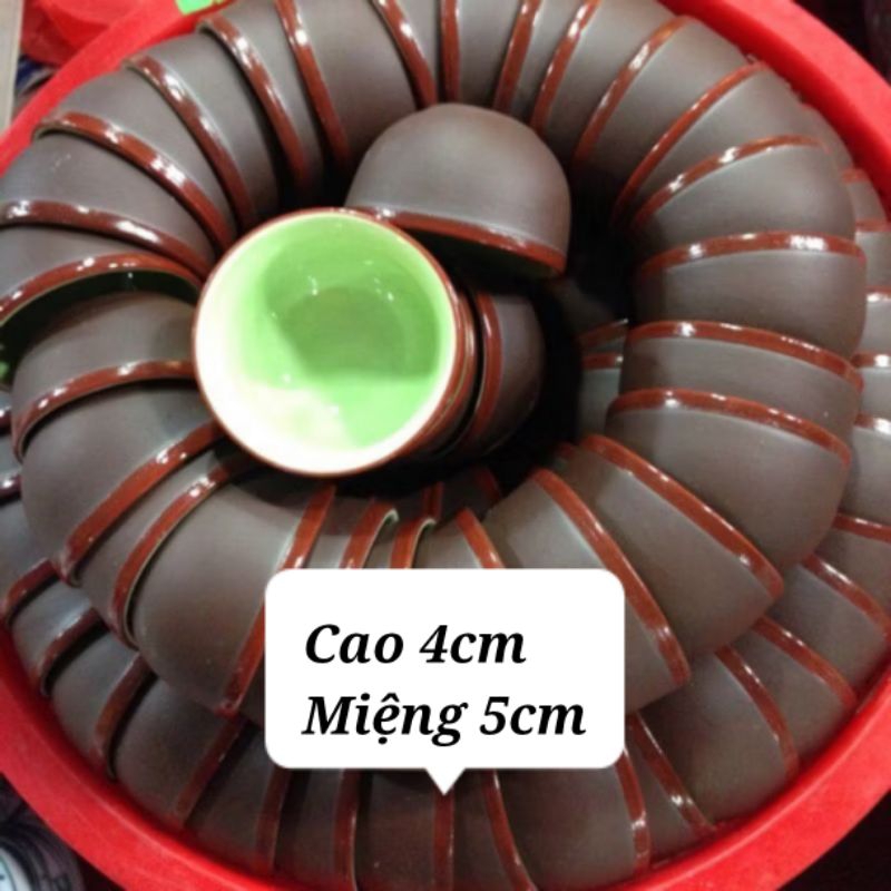 Chén Uống Trà Đất Nung Đỏ Đẹp Bát Tràng
