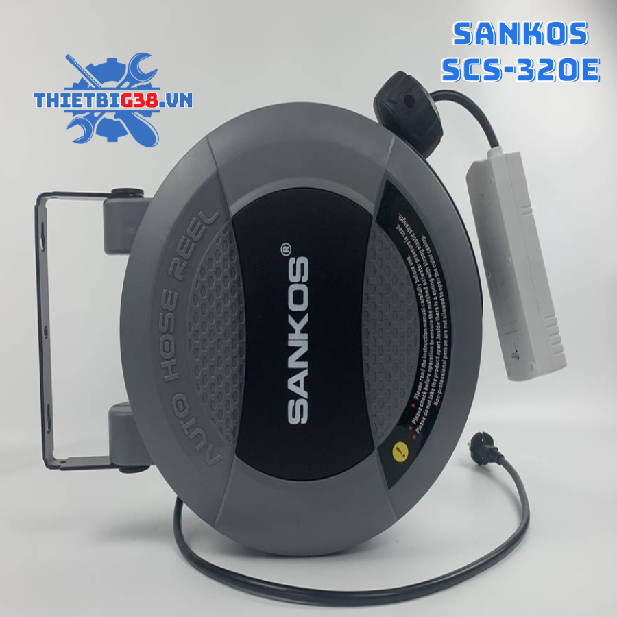 Rulo Cuộn dây điện treo tường dài 20 mét, Rulo Cuộn dây điện chính hãng Sankos SCS-320E
