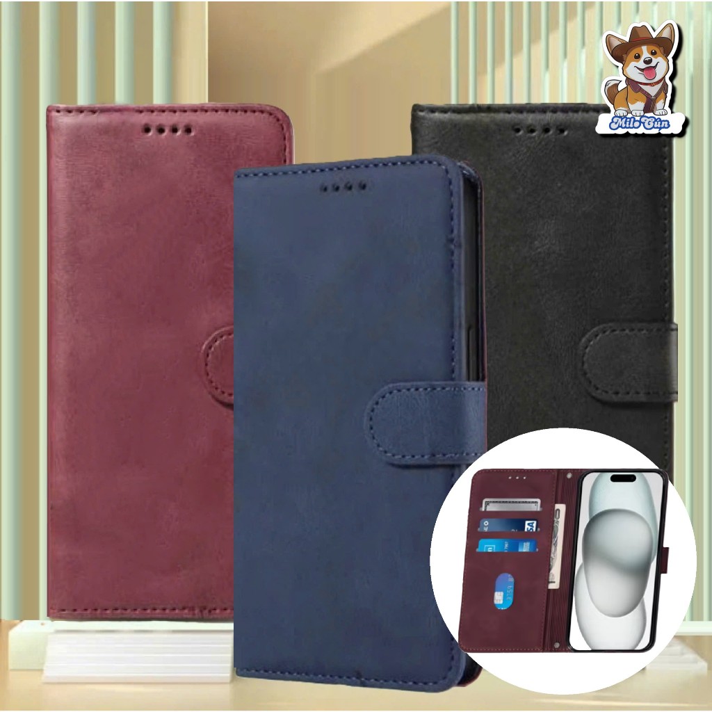 Bao da nắp gập kết hợp ví cho Vivo IQoo Z9 Turbo / Z9 5g China / Z9x 5g / Neo 9 9s pro plus