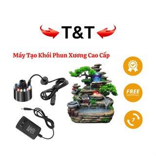 Máy Tạo Khói 7 Màu / Máy Phun Khói Dùng Cho Tiểu Cảnh, Hồ Cá