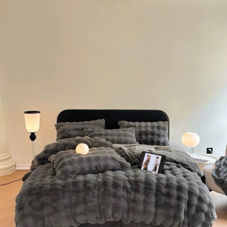  Bộ chăn ga gối nỉ lông chồn cao cấp   sét 4 món chưa kèm ruột   