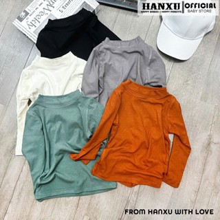   KHÔNG CẦN TĂNG SIZE  Áo Giữ Nhiệt Bé Trai Vải Zip Co Dãn Chất Lượng Cao Áo Thu Đông Giữ Ấm Hanxu 