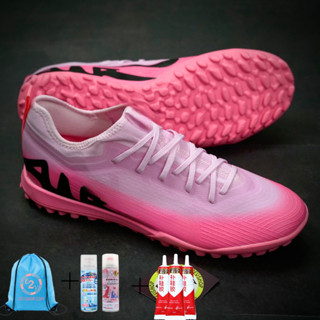 Giày đá bóng nam Air Zoom Mer Vapor 15 Pro Hồng, giày đá banh cỏ nhân tạo - 2EVSHOP