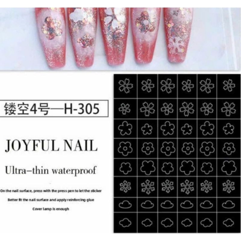 Sticker dặm ombre fen đầu móng/ miếng dán dặm ombre fen đầu móng.