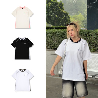   NEW  Áo Thun Oversize Unisex Raplan Phối Màu - thêu Gimme  - Cotton 250gsm 2 Chiều - GMT30 