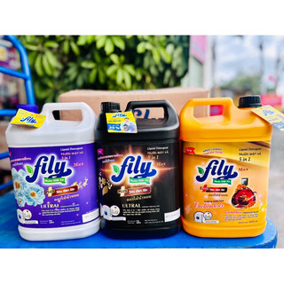  Nước giặt xả Fily 5in1 Plus siêu đậm đặc can lớn 5kg tiết kiệm 
