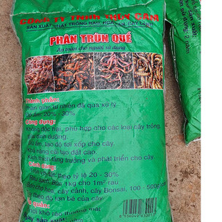 Phân trùn quế dinh dưỡng bón cây xanh tốt sai quả bao 5kg