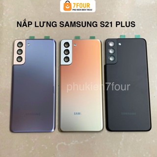  Nắp lưng Zin New Samsung S21+   S21 Plus kèm kính camera keo dán - 7Four 