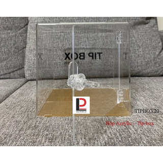 Hộp đựng mica acrylic 20cm (Tip Box)