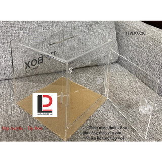 Hộp đựng mica acrylic 20cm (Tip Box)