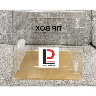 Hộp đựng mica acrylic 20cm (Tip Box)