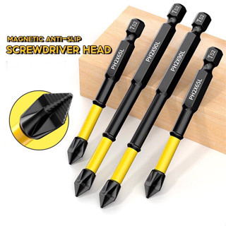   Deli  Tua nơ vít Deli chống trượt PH2 tua vít điện từ tính 