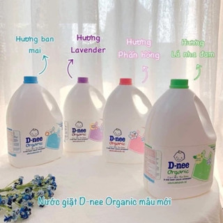 Nước giặt dnee thái lan mẫu mới , nước giặt quần áo chính hãng can 3 lít