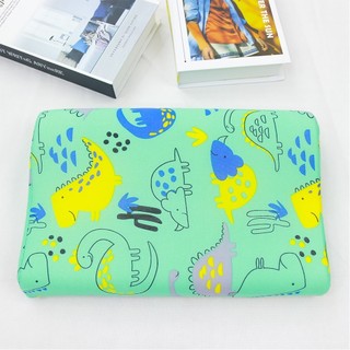 Vỏ gối cao su cho bé từ 1 đến 10 tuổi, gối cao su lượn sóng, vỏ gối cotton thun lạnh cho bé thoáng mát