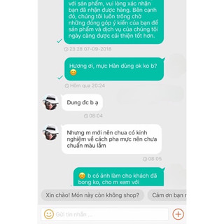 Mực phun xăm Hàn Quốc