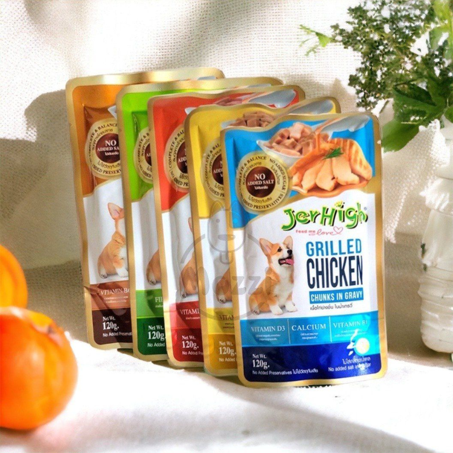 Pate Cho Chó JERHIGH dành cho chó gói 120g - Casa de pet