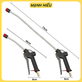  Súng phun bọt tuyết siêu mịn loại dài và ngắn dùng khí nén rửa xe không cần chạm tay 