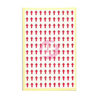 Giấy decal mũi tên (Xấp 10 tờ)