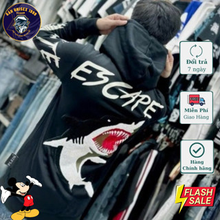 Áo Khoác Nam Cá mập Shark Bape, Chất Nỉ Dày Dặn,Khoá Zip, Ấm Áp Mùa Đông